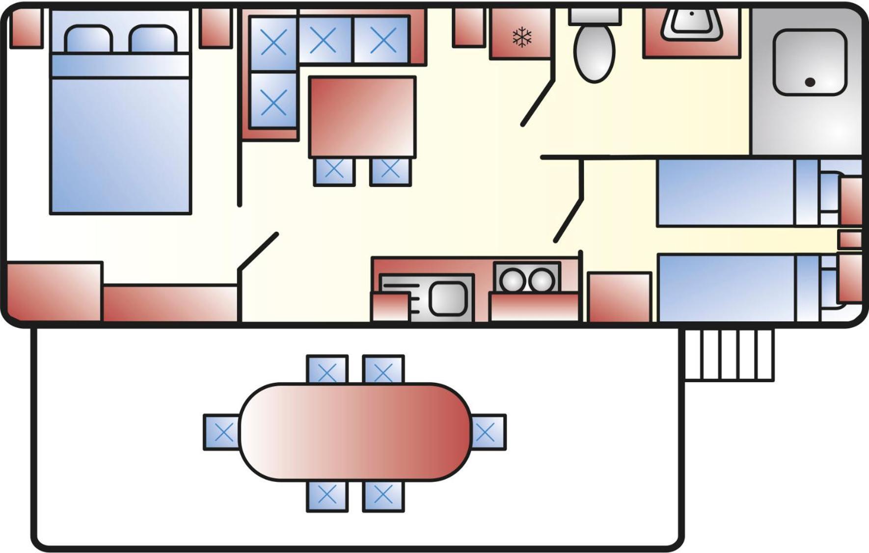 Albatross Mobile Homes On Camping Baia Verde مانربا ديل جاردا المظهر الخارجي الصورة